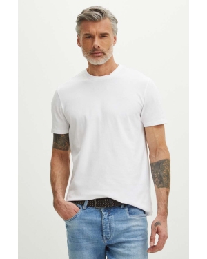 Medicine t-shirt bawełniany męski kolor biały melanżowy