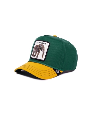 Goorin Bros czapka z daszkiem bawełniana Extra Large kolor zielony z aplikacją 101-1328