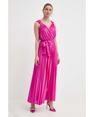 MAX&Co. sukienka kolor różowy maxi rozkloszowana 2416621074200