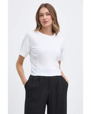 Silvian Heach t-shirt bawełniany damski kolor biały