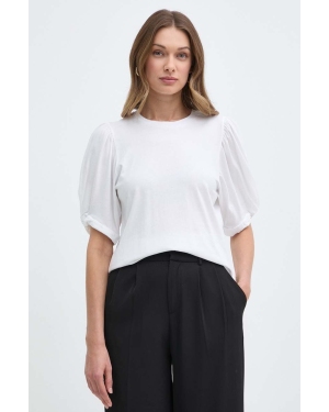 Silvian Heach t-shirt bawełniany damski kolor biały