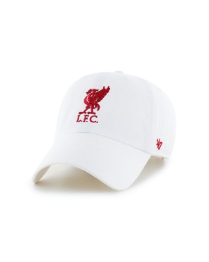 47 brand Czapka Liverpool FC kolor biały z aplikacją EPL-RGW04GWS-WHA