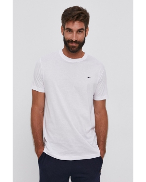 Paul&Shark T-shirt bawełniany kolor biały gładki