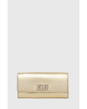 Furla portfel skórzany kolor złoty PCV0ACO BX2658 CGD00