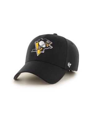 47brand - Czapka z daszkiem NHL Pittsburgh Penguins H-MVP15WBV-BKB