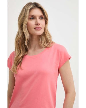 MAX&Co. t-shirt bawełniany damski kolor pomarańczowy 2416941014200