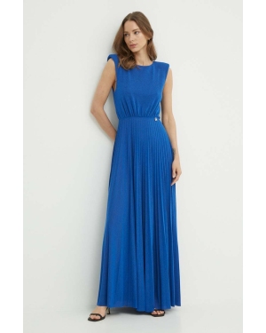 Artigli sukienka kolor niebieski maxi rozkloszowana AA38136