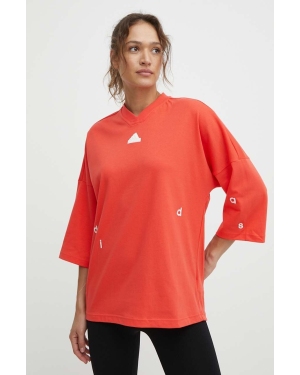 adidas t-shirt damski kolor pomarańczowy