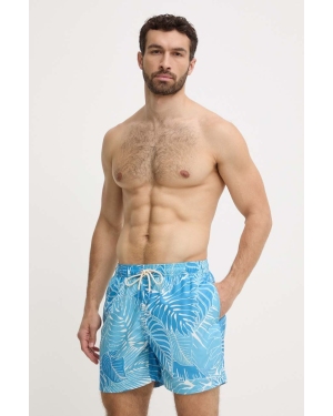 Barbour szorty kąpielowe Essentials kolor niebieski MSW0070