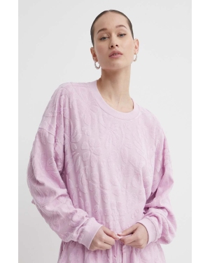 Billabong bluza Loosen Up damska kolor różowy wzorzysta ABJFT00412