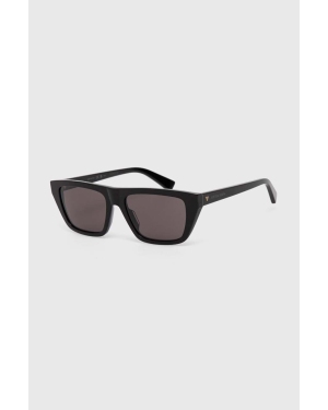 Bottega Veneta okulary przeciwsłoneczne damskie kolor czarny BV1291S