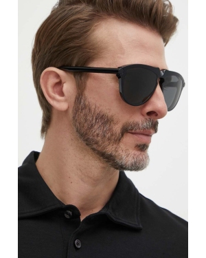 Burberry okulary przeciwsłoneczne męskie kolor czarny 0BE4417U