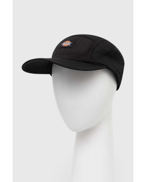Dickies czapka z daszkiem FINCASTLE CAP kolor czarny z aplikacją DK0A4YPC