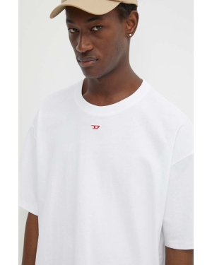 Diesel t-shirt bawełniany T-BOXT-D MAGLIETTA męski kolor biały gładki A13937.0NIAR