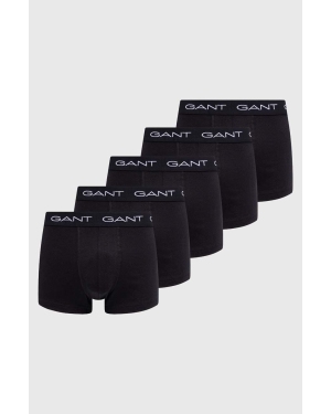 Gant bokserki 5-pack męskie kolor czarny