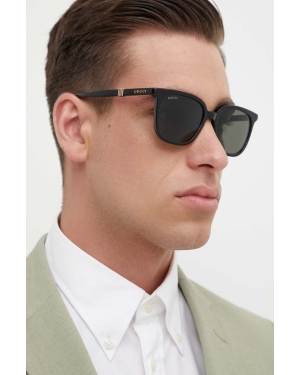 Gucci okulary przeciwsłoneczne męskie kolor czarny GG1493S