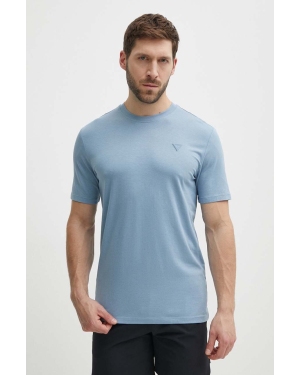 Guess t-shirt HEDLEY męski kolor niebieski gładki Z2YI12 JR06K