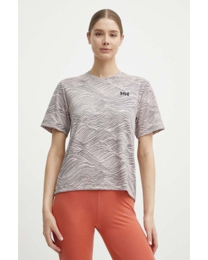 Helly Hansen t-shirt sportowy Lifa Active Solen kolor różowy