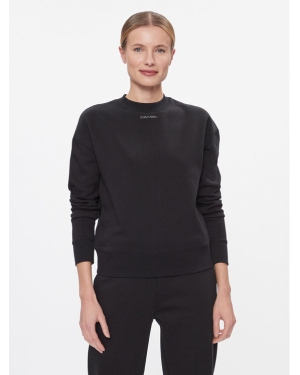 Calvin Klein Bluza Metallic Micro Logo Sweatshirt K20K206961 Czarny Regular Fit