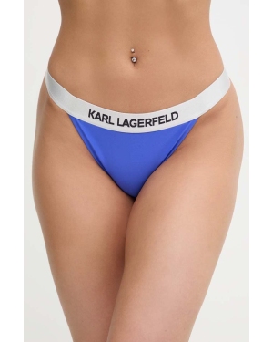 Karl Lagerfeld figi kąpielowe kolor granatowy