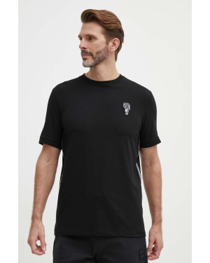 Karl Lagerfeld t-shirt męski kolor czarny z aplikacją 542221.755026
