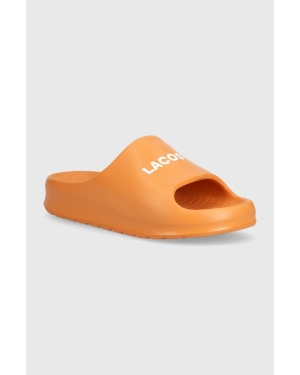 Lacoste klapki Serve Slide 2.0 męskie kolor pomarańczowy 47CMA0015