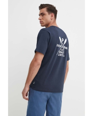 Pepe Jeans t-shirt bawełniany CALLUM męski kolor granatowy z nadrukiem PM509370