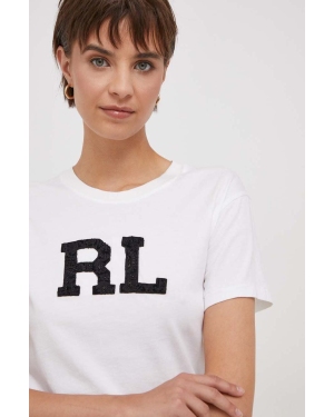 Polo Ralph Lauren t-shirt bawełniany damski kolor biały