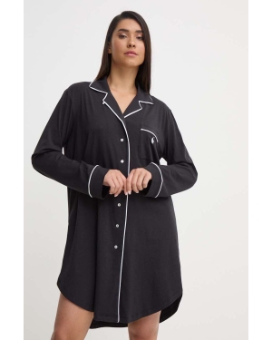 Polo Ralph Lauren koszula nocna damska kolor czarny