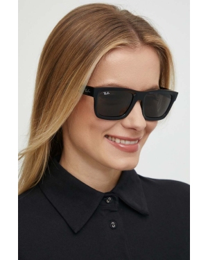 Ray-Ban okulary przeciwsłoneczne WARREN kolor czarny 0RB4396