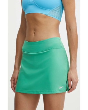 Reebok spódnica sportowa Identity Training kolor zielony mini prosta 100076307