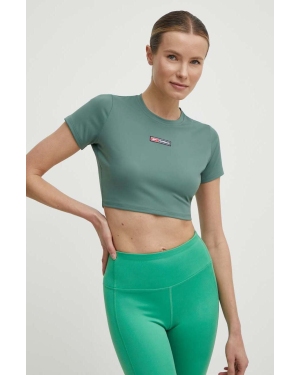 Reebok t-shirt treningowy Lux Bold kolor zielony 100076117