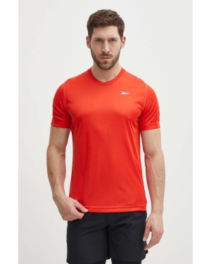 Reebok t-shirt treningowy Identity Training kolor czerwony gładki 100076456