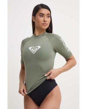 Roxy t-shirt kąpielowy Whole Hearted kolor zielony ERJWR03548