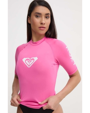 Roxy t-shirt kąpielowy Whole Hearted kolor różowy ERJWR03548