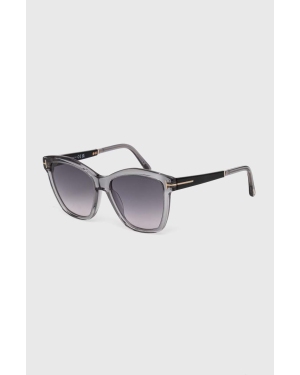 Tom Ford okulary przeciwsłoneczne damskie kolor szary FT1087_5420A