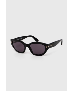 Tom Ford okulary przeciwsłoneczne damskie kolor czarny FT1086_5501A