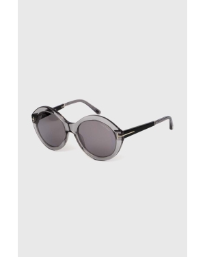Tom Ford okulary przeciwsłoneczne damskie kolor szary FT1088_5520C