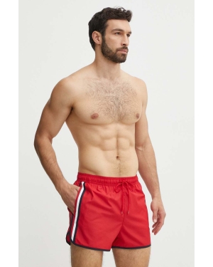 Tommy Hilfiger szorty kąpielowe męskie kolor czerwony UM0UM03217