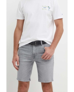 Tommy Hilfiger szorty jeansowe męskie kolor szary MW0MW35177