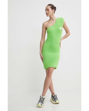 UGG sukienka kolor zielony mini dopasowana 1159570