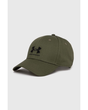 Under Armour czapka z daszkiem kolor zielony z aplikacją 1381645