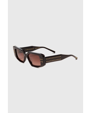 Valentino okulary przeciwsłoneczne V - CINQUE kolor czarny VLS-108A