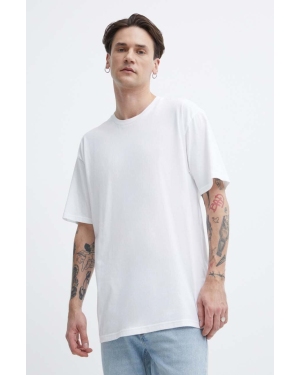 Vans t-shirt bawełniany 3-pack męski kolor biały gładki