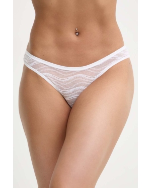 Calvin Klein Underwear figi kolor biały z koronki 000QD3972E