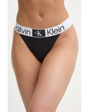 Calvin Klein Underwear stringi kolor czarny 000QF7721E