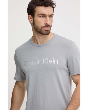 Calvin Klein Underwear t-shirt lounge kolor szary z nadrukiem 000NM2264E