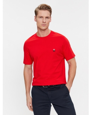 Tommy Hilfiger T-Shirt Small Imd MW0MW30054 Czerwony Regular Fit