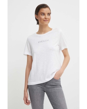 Geox t-shirt W4510G-T3093 W T-SHIRT damski kolor biały