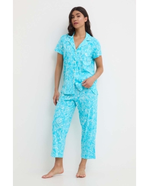Lauren Ralph Lauren piżama damska kolor niebieski ILN92331